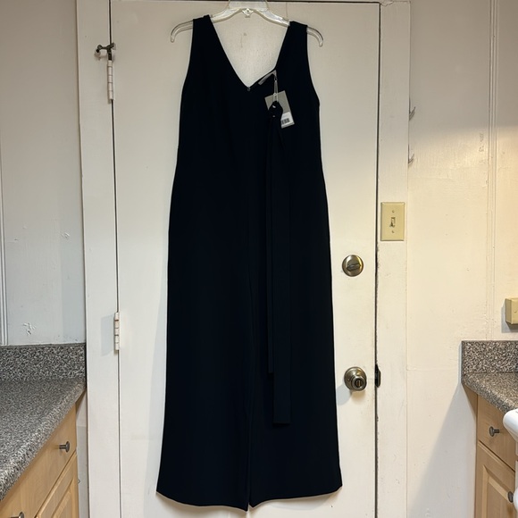 EVERLANE The Triacetate Belted Jumpsuit Black Sz 6 NWT - Picture 13 of 15